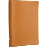 A4 A5 Leather Binder Journal Cover 8 Ring Refillable Binder Loose Leaf Notebook Protector No Paper for Work Meeting Notebook