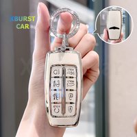 Auto Keyless Shell Bag Accessories For Hyundai Genesis G80 GV70 GV80 GV90 2019 2020 2021 2022 8 Buttons Car Key Case Cover