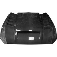 Carbon Fiber Modified For Ford Mustang 2015 - 2017 Front Engine Bonnet Hood Vents ,After actual vehicle installation inspection