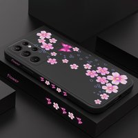 Butterfly In Bloom Phone Case For Samsung Galaxy S25 FE S24 S23 S22 S21 S20 Ultra Plus FE S10 Note 20 ultra 10 Plus Cover