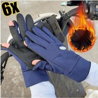 AliExpress Thermal Touchscreen Gloves for Cycling Sports Winter Warm Windproof Bike Riding Gloves Anti-Slip Palm Grip 3 Colors Outdoor Warm