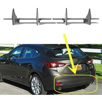 For 2014-2016 Mazda 3 Hatchback GT Rear Diffuser Bumper Lips Spoiler Splitter Body Kit Accessories