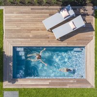 Wholesale Price Swimming Pool Swim Spa Plunge Pool Kids Inground House Prefabricated Fiberglass Swimming Pools Price for US