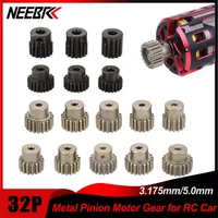 Surpass Hobby 32P Metal Pinion Motor Gear M0.8 32DP 5mm/3.175mm Shaft for 1/8 1/10 1/12 1/14 RC Car Wltoys Traxxas Tamiya HSP