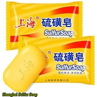3/5Pcs Shanghai Sulfur Soap Bath soap hands and face clean Unisex For Deeply Cleanse The Skin Cleaning Keep Comfortable