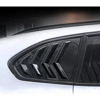 For BMW X1 F48 2016-2022 ABS Carbon Fiber Car Rear Side Window Rear Triangle Window Spoiler Louver Trim Car Accessories