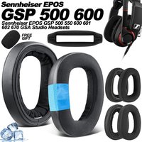 Earphone pads For Sennheiser EPOS GSP500 GSP550 GSP600 GSP601 GSP602 GSP670 GSA H6 PRO replacement Earpads Memory Covers Sponge