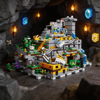 2026 new creative building blocks for men and women holiday cave model castle holiday gifts for men and women