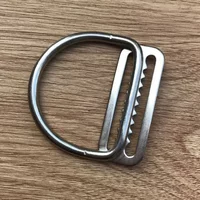 High Quality Diving D-ring Scuba Diving Strap Keeper 316 Stainless Steel Corrosion-resistant Water Sport Supplies