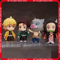 Demon Slayer Q Version Anime Action Figure Replaceable Face Surprise Exquisite Kawaii Desktop Decor Toy Gift For Anime Fans