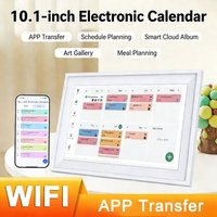 10.1 inch WIFI Digital Smart Calendar Chart Interactive Touchscreen Wall Desk Mount Electronic Family Planner Phone Frames
