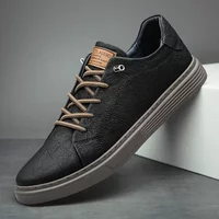 Brand Italian Genuine Leather Casual Shoes Men's Oxford Outdoor Black Jogging Shoes Men's Office Dress Shoes Big Size:36-47
