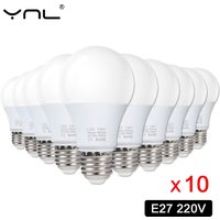 10 Stück/Lot Ampullen-LED-Lampe E27 AC 220V Glühbirnen 18W 15W 12W 9W Lampada Illas für Kronleuchter im Wohnzimmer