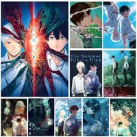 Manga The Summer Hikaru Died Poster Self-adhesive Art Waterproof Paper Sticker Coffee House Bar Room Wall Decor