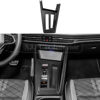 Włókno węglowe do Volkswagen Golf 8 MK8 GTE GTD R-line 20-23, panel konsoli środkowej, ramka zmiany biegów, akcesoria do wnętrza samochodu