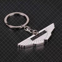 For Aston Martin DB S 11 X 9 Rapide Pendant 1pc Metal Car Logo Styling Keychain Metal Key Ring Premium Decoration Accessories
