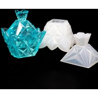 Storage box Resin Silicone Mould Jewelry Making DIY tool UV epoxy resin Box silicone mold