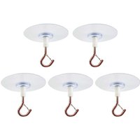 Self-adhesive Plastic Hooks for Indoor and Outdoor Use, Multi-functional Ceiling Hangers for Plants and Household Accessories