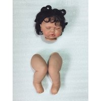 NPK 24-inch Lifelike Pickle Doll Kit with Dark Skin Pre-Painted Doll Parts for Easy Assembly Perfect Birthday Or Christmas Gift image 4