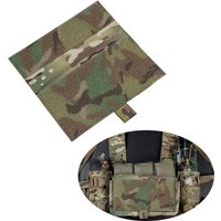 Tactical MK3 MK4 Chest Rig Full Flap Hook Loop Front Panel Cover Hunting Vest Accessories