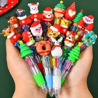 5-30Pcs Mini Fun Ball point Pens,4 in 1 Color,Children Pen Of Chinese New Year, Back To School,Christmas Gift,Random Style