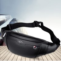 Business Leather Waist Bag Multifunctional Workout Traveling Running Crossbody Casual Wallets Waist Pack Phone Bag Man Chest Bag