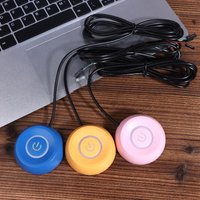 External Wired PC Power Switch Button with LED Desktop Computer On Off Extension Quick Control for Workstation Home Use