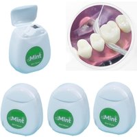 3 Rolls Dental Floss Soft Thread Expanding Floss Built-in Spool Wax Mint Nylon Interdental Brush Toothpick Deep Cleaning Tool