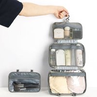 Large Hanging Hook Toiletry Bag Waterproof Folding Handbag Travel Makeup Cosmetic Razor Storage Organizer Case Bathroom Supplies
