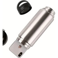 An independent space safety box at the bottom of the stainless steel water bottle