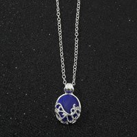 Popular Movie Vampire Diaries Necklace Elena Gilbert Vervain Romantic Crystal Pendant Necklace For Women Charm Jewelry