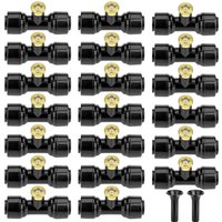 20 Pcs Misting System Nozzles Set Leakproof O- Clogged Mist Nozzles Fit for 1/4 Inch Misting Hose