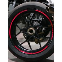 AliExpress 1 Set 7 Colors Car Styling Strips Reflective Motocross Bike Motorcycle Wheel Stickers and Decals 17/18 Inch Reflective Rim Tape