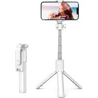 2026Upgrade Selfie Stick Tripod 360° Rotating Phone Holder Wireless Remote for iPhone/Android Ultra-Portable Travel Photography