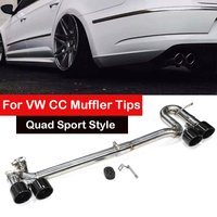 Exhaust Tip For Volkswagen CC Exhaust Muffler Quad Carbon Fiber Exhaust Tip System Tailpipe
