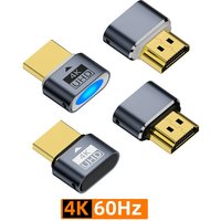 4K@60Hz HDR Virtual Monitor EDID Display Emulator HDMI-compatible Dummy Plug for Computer Host Graphics Card Mining Remote Work