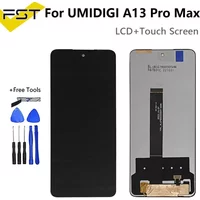 Wyświetlacz LCD z ekranem dotykowym i digitizerem do UMIDIGI A13 PRO MAX 5G, kompletny moduł LCD + sensor do UMIDIGI A13PRO MAX