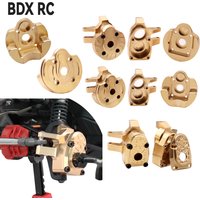 Brass Mount Portal Axle Steering Knuckles Housing Counter Weights for 1/10 RC Crawler Axial Capra 1.9 UTB SCX10 III AXI03006