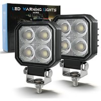 HL 3 Inch 4 LED Rectangle Floodlight 9-32V 18W Car Work Light For Jeep Truck Boat Tractor ATV off-road use Barra LED Headlight