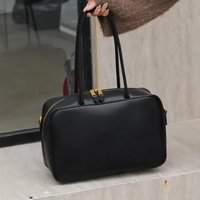Genuine Leather Fashion Women Shoudler Black Bags Luxury Desiger Ladies Crossbody Cowhide Brown Large Bag Female Handbags Coffe