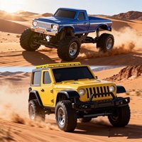 1:36 Scale 4WD High Speed Mini RC Rock Crawler, Full Proportional Remote Control Car Simulation Model Toy for Boys Gift