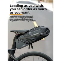 AliExpress OFFBONDAGE Bicycle Saddlebag Waterproof 15L Large Capacity Bike Bag Cycling Tail Bag MTB Foldable Rear Bag Bike Road Luggage