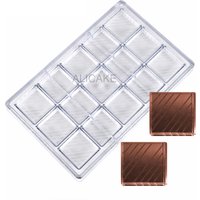 15 Cavity Polycarbonate Chocolate Mold Professional Candy Bonbons Nuggets Confectionery Bakery Baking Pastry Tools Mould
