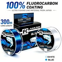 Thornsline 300m 100% Fluorocarbon Coating Fishing Line Japan Super Strong Sinking Monofilament Leader Abrasion Resistant Wire
