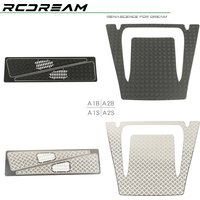 RCDream Stainless Steel Decorative Sheets Diamond Chequered Plates for RD110 RD90 RD130 Hood Bonnet Upgrade Parts #D1A1 D1A2