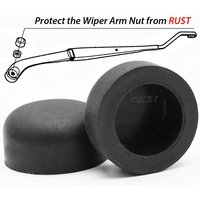 1Pair Wiper Wiper Arm Nut Cover Cap Bolt 91611-SDA-A00 Front For Honda Accord 2003-2019 Jazz Ridgeline Civic Odyssey Pilot CRV