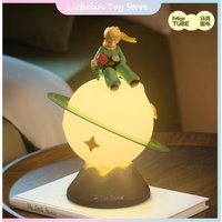 Official The Little Prince Co-Branded Rose Planet Light Atmosphere Night Lamp Bedroom Cute Desktop Ornament Birthday Xmas Gift