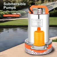 12V/24V DC Submersible Pumps 2 inch Solar Water Pump High Head High Flow Solar Water Pump Home Vegetable Gardening Water Pump