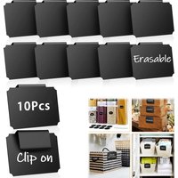 10PCS Basket Labels Clip On Detachable Basket Label Kitchen Food Storage Classification Labels Price MultiFunctional Label Clips