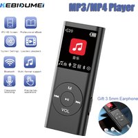 KEBIDUMEI Bluetooth MP4 MP3 Lossless Music Player Walkman E-book Support TF Card Audio Recorder Lossless Sound MP3 MP4 player
